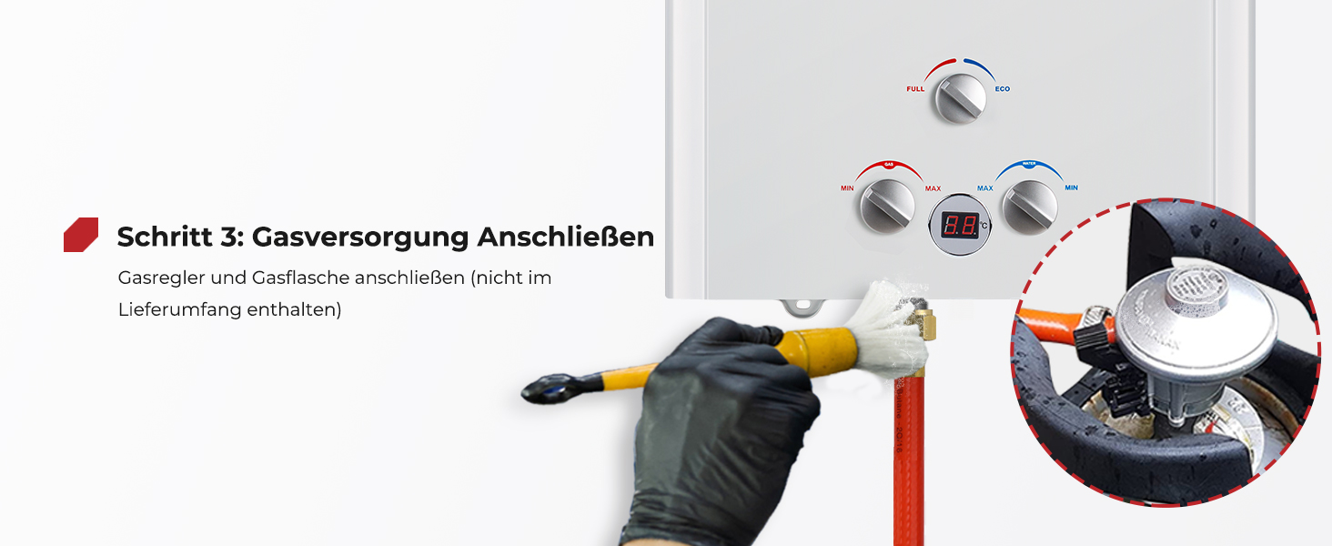Gasanschluss