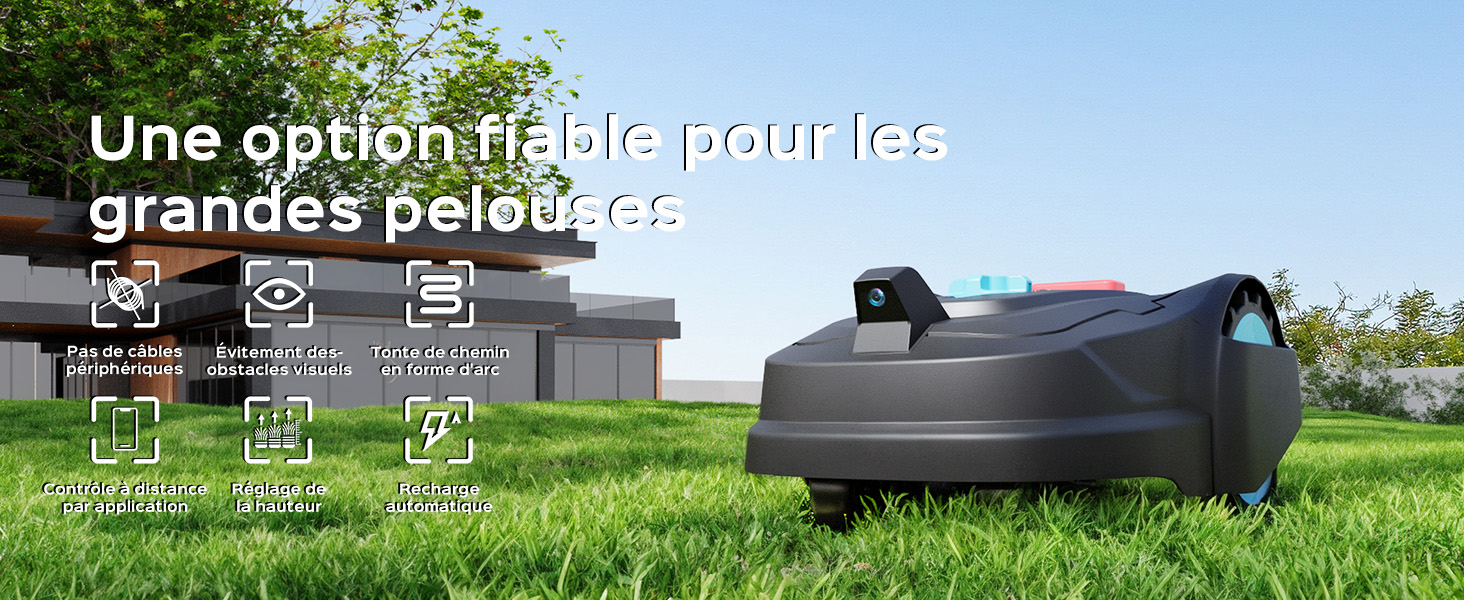 Robot tondeuse YARDCARE M800Plus