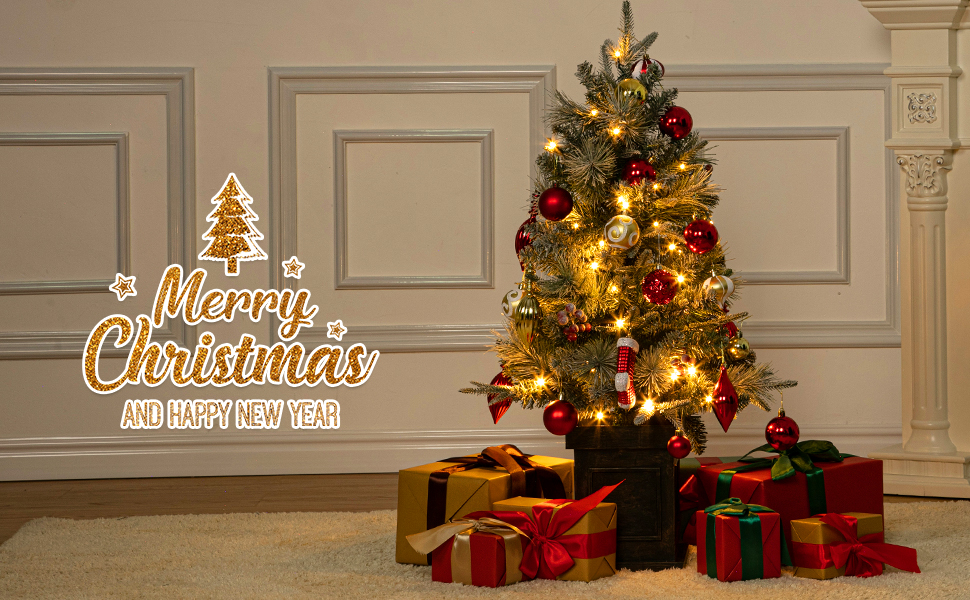 Arbre de Noël artificiel de qualité supérieure de 90 cm