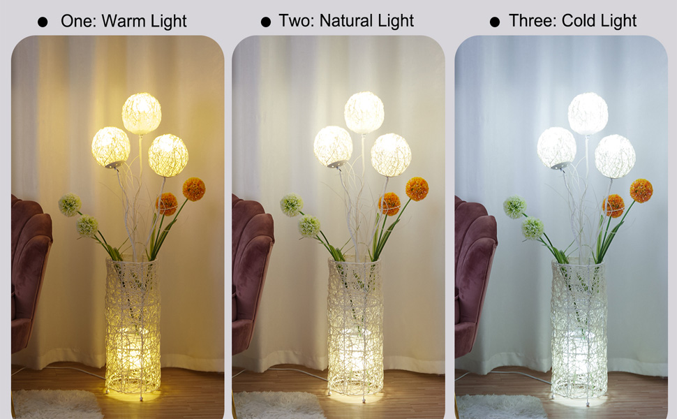 LUVODI Moderna Design LED Lampada Terra: Piantana Decorativo