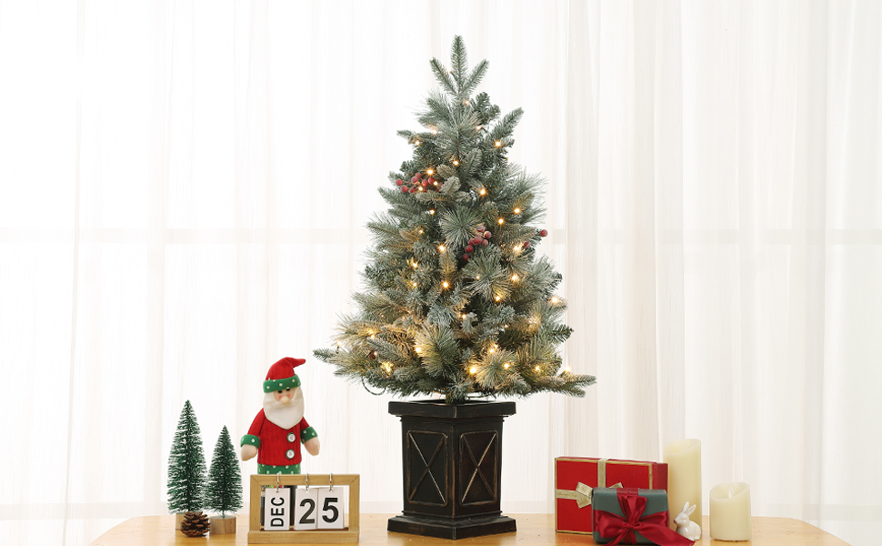 Sapin de Noël artificiel avec lumières
