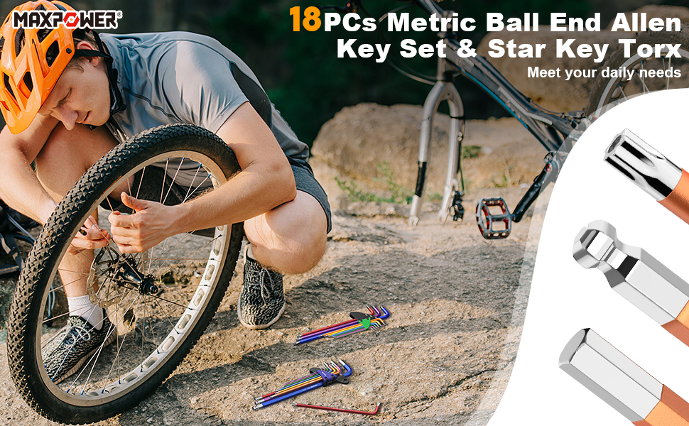Metric Ball End Allen Key Set