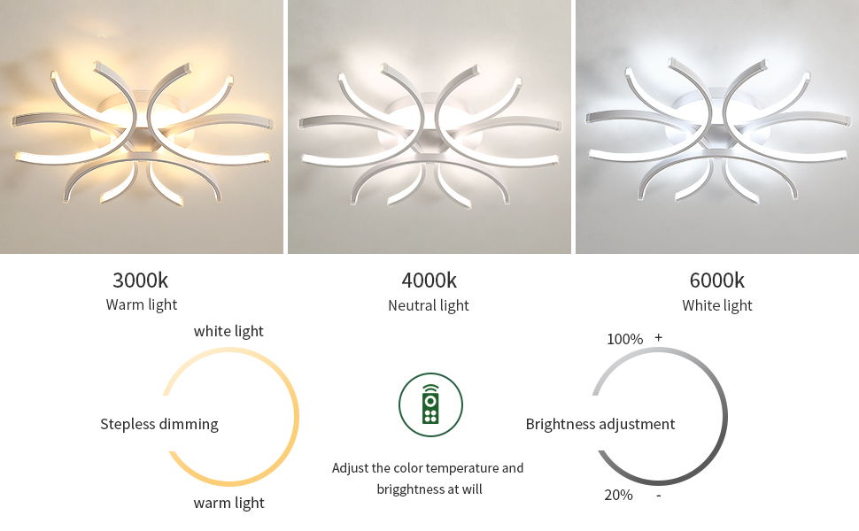 Plafoniera LED dimmerabile