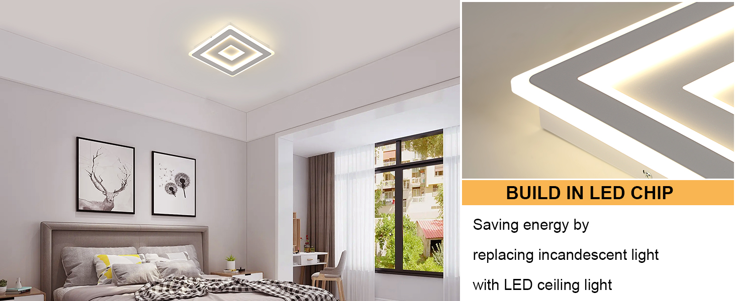 Plafoniera LED moderna