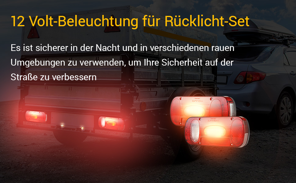 rückleuchten anhänger set anhängerrückleuchten rückleuchten für pkw anhänger 