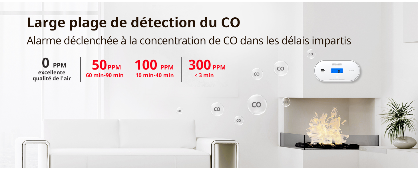 détecteurs de monoxyde de carbone