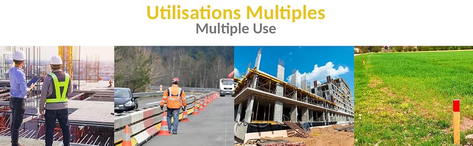 Odomètre à Utilisations Multiples Multi Fonction Travaux Chantiers Engins Sports balises et Balisage