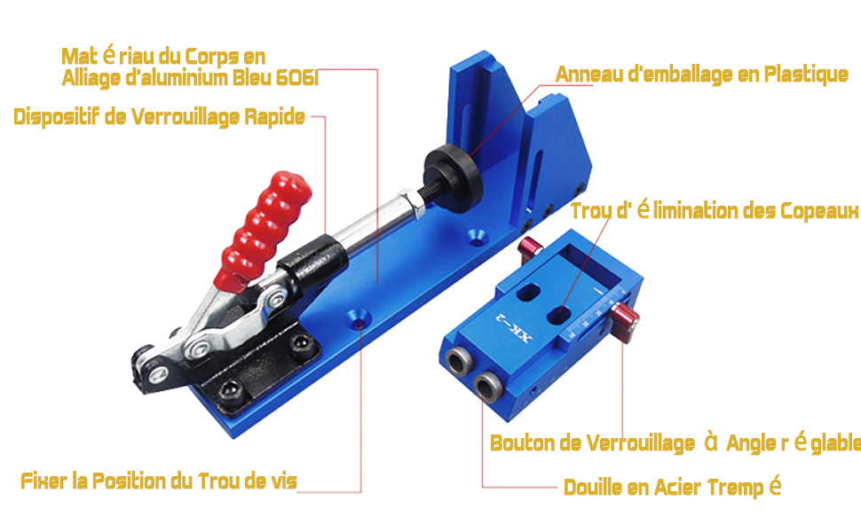 Pocket Hole Screw Jig Kit