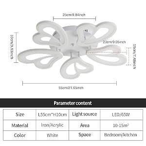 Plafoniera LED con Telecomando