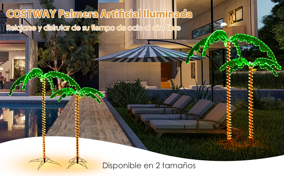 Palmera Tropical LED