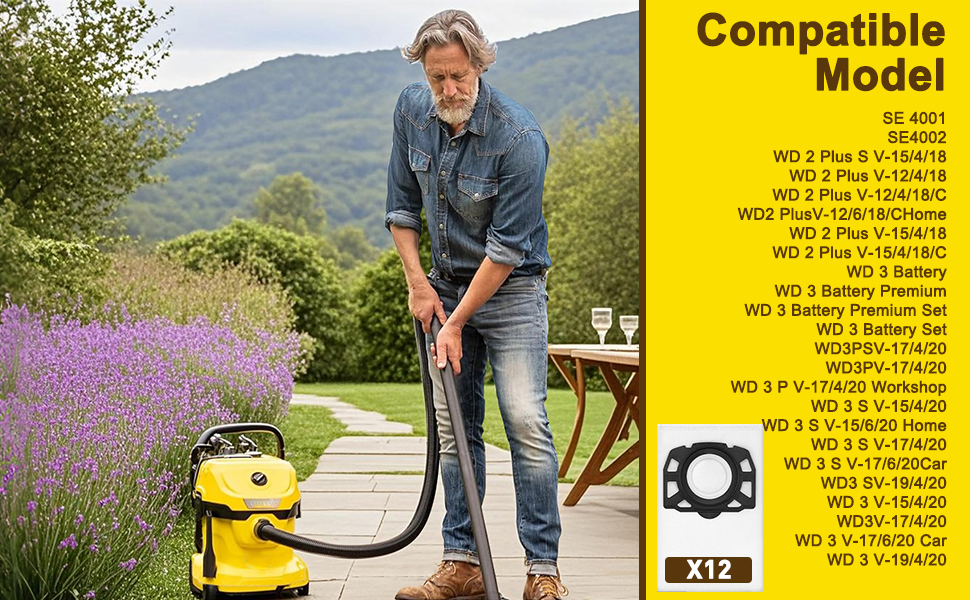 Visualización de equipos de fotografía al aire libre que muestran una tabla de compatibilidad técnica con un panel de información amarillo y una demostración en un entorno natural.