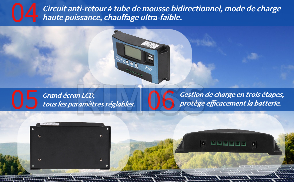 contrôleur de charge solaire mppt