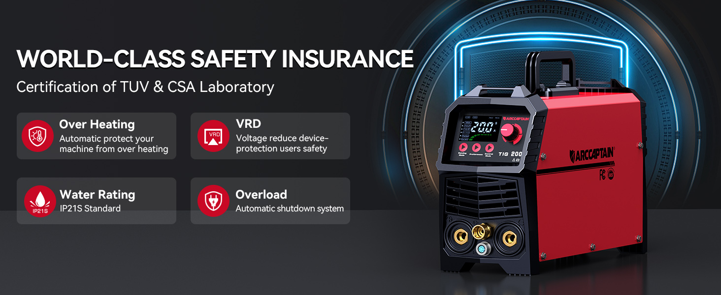 ARCCAPTAIN TIG Welder Welding Machine