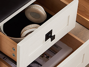 white nightstand