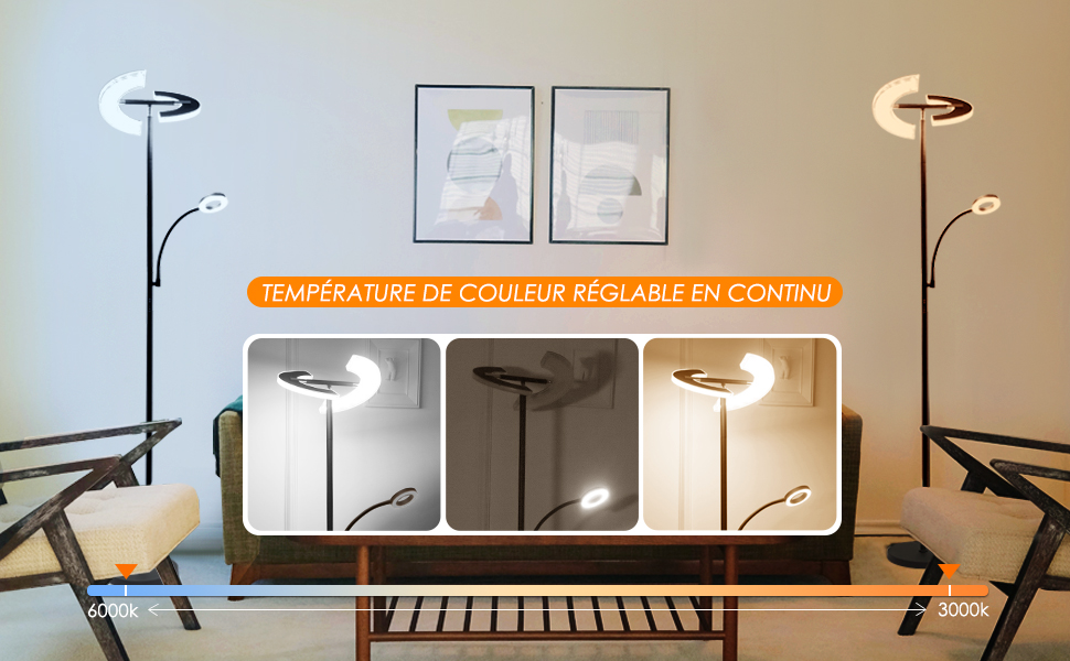 Température de Couleur Réglables