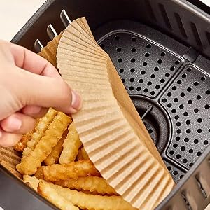Papel de horno para freidora de aire
