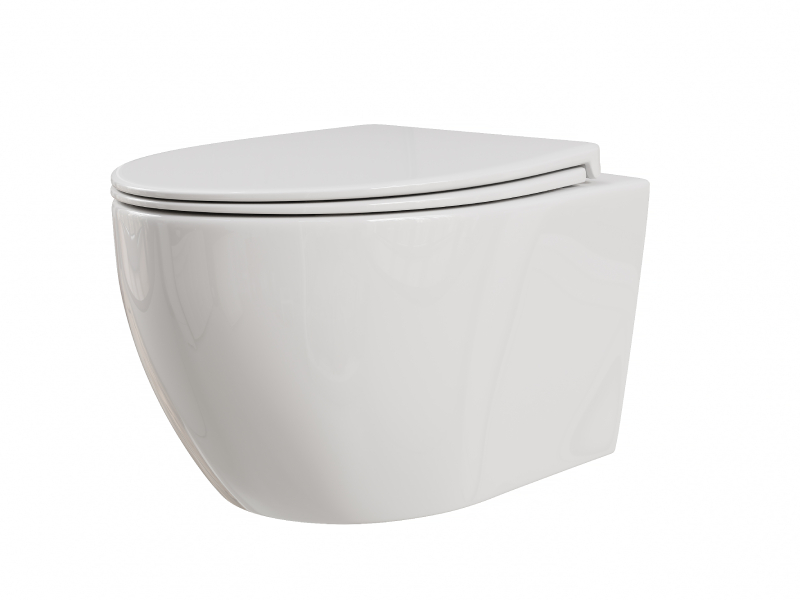 Multiple views of a white ceramic toilet bowl or bathroom fixture, shown from different angles against white background.