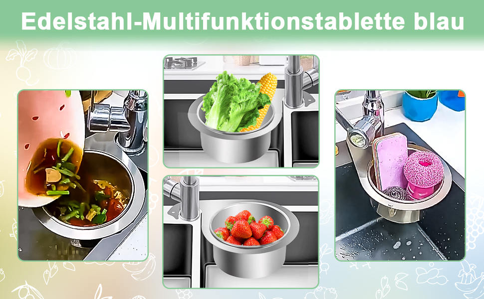 siebkorb spüle edelstahl