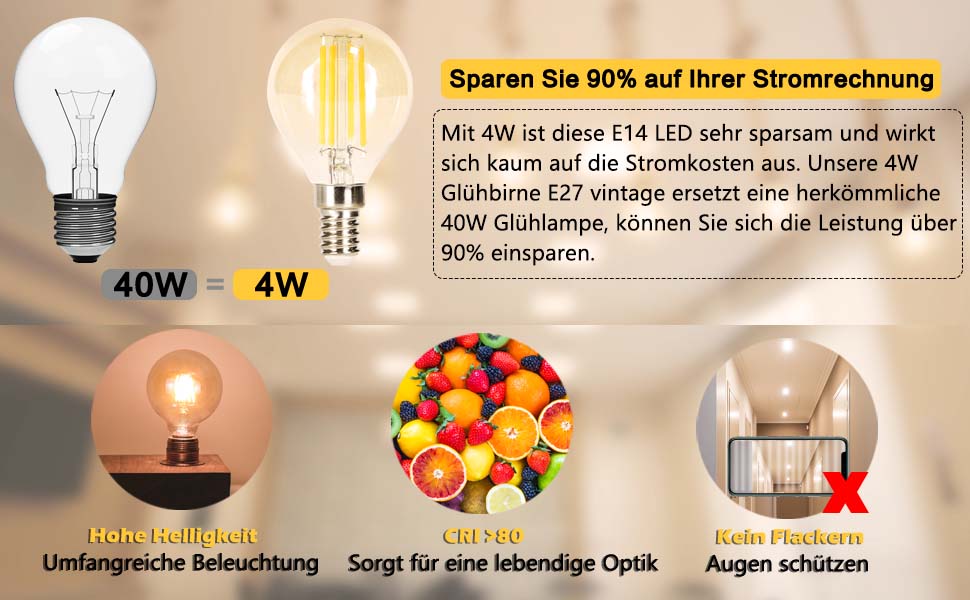 leuchtmittel e14 led warmweiß