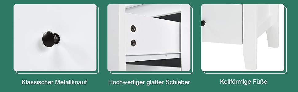 3 schubladen schlafzimmer lagerung