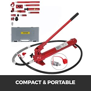 Cric Hydraulique Portable Puissant 2,0 m