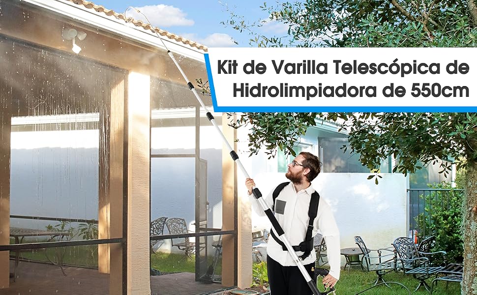 Vara Telescópica de 550 CM