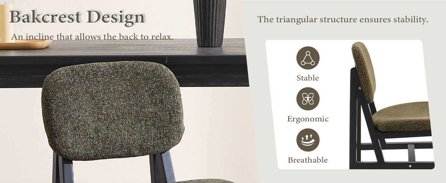 Text reads 'Bakcrest Design'. Product photos showing various angles of what appears to be furniture pieces with textured surfaces.