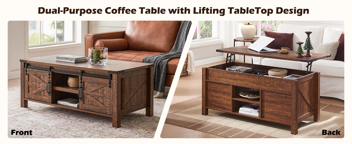 rustic coffee table