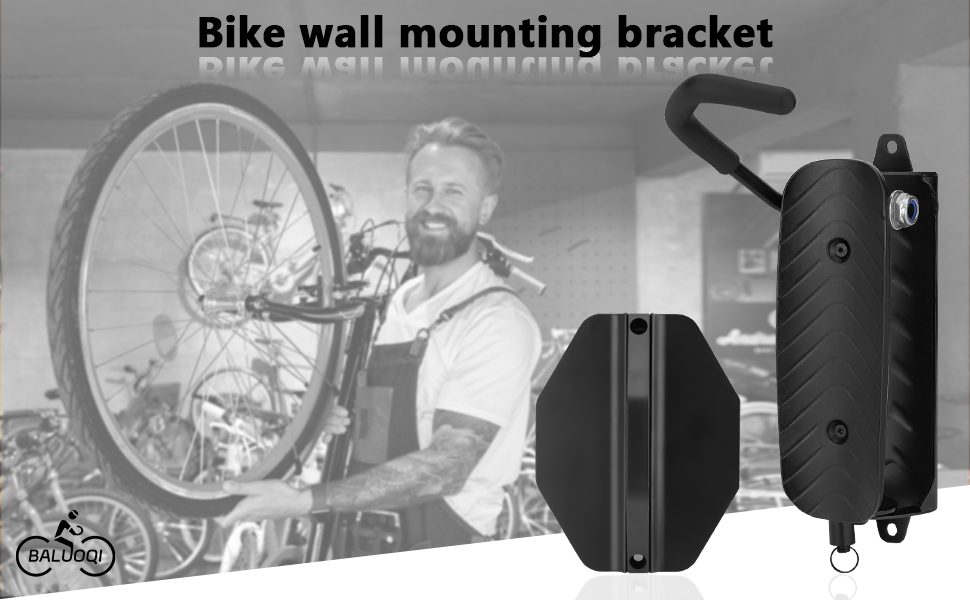 Supporto murale pivotante per bicicletta, uncinetto per vélo de garage, porte-vélos murale