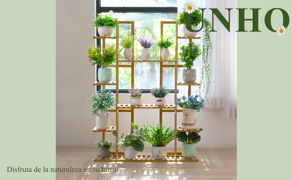 estanterias plantas