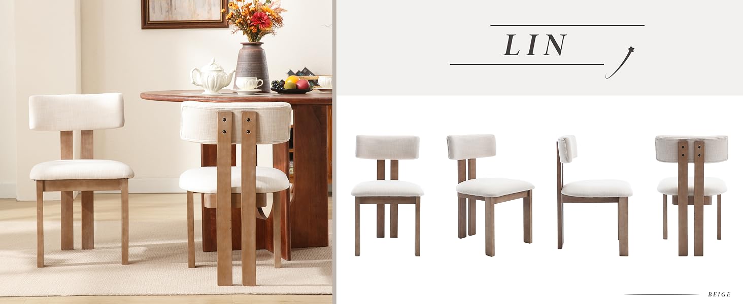 Chaise de Cuisine en lin