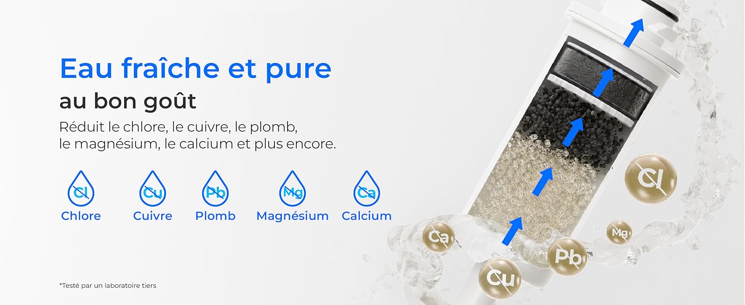 Eau fraîche et pure au bon goût
