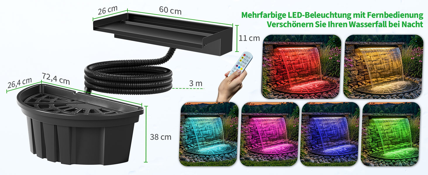 Bunte LED-Beleuchtung