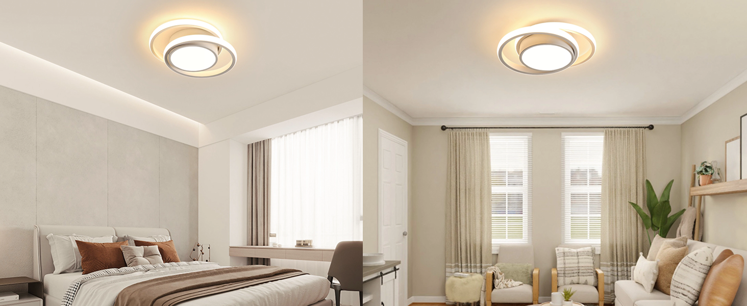 Plafonnier LED Moderne Luminaire Plafonnier Rond