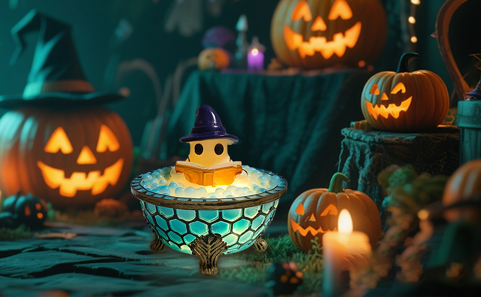 Lámpara de baño de burbujas fantasma de Halloween