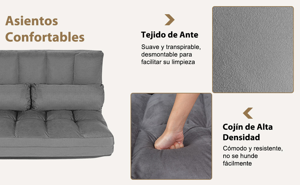 Sofá de Suelo Regulable