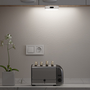 Lampe d'armoire LED à intensité variable sous meuble