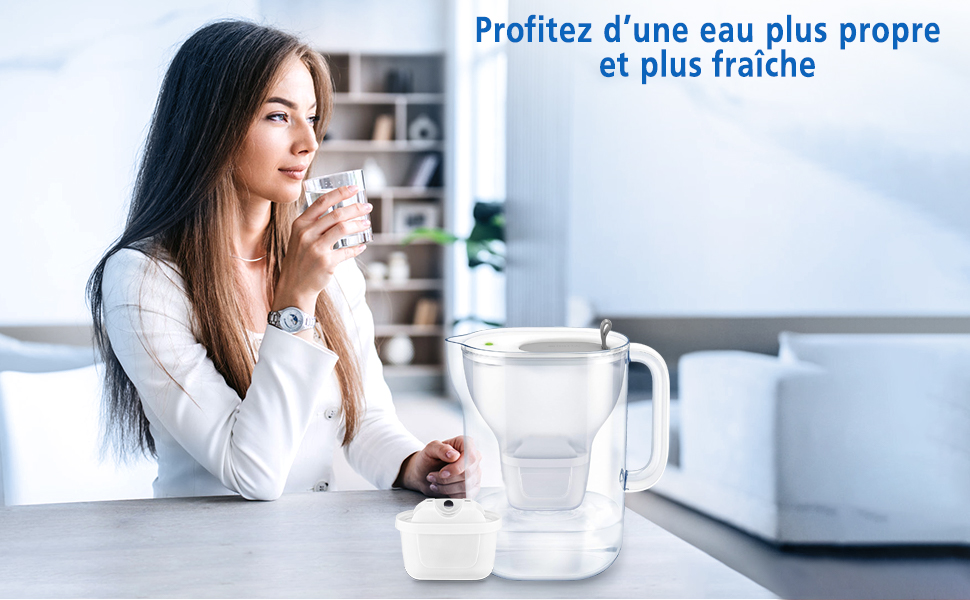 8er Pack für Brita Filterkartusche, kompatible Brita maxtra Mava elemaris XL Filterkaraffe