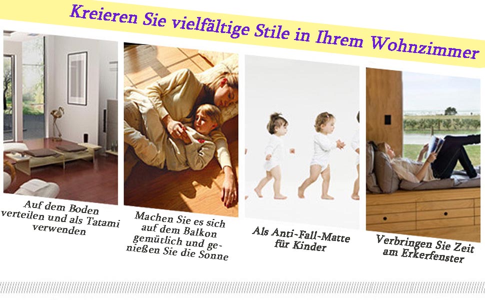 Collage de scènes de salon montrant diverses utilisations d'un système de canapé modulaire, notamment pour s'asseoir, se prélasser et jouer avec des enfants