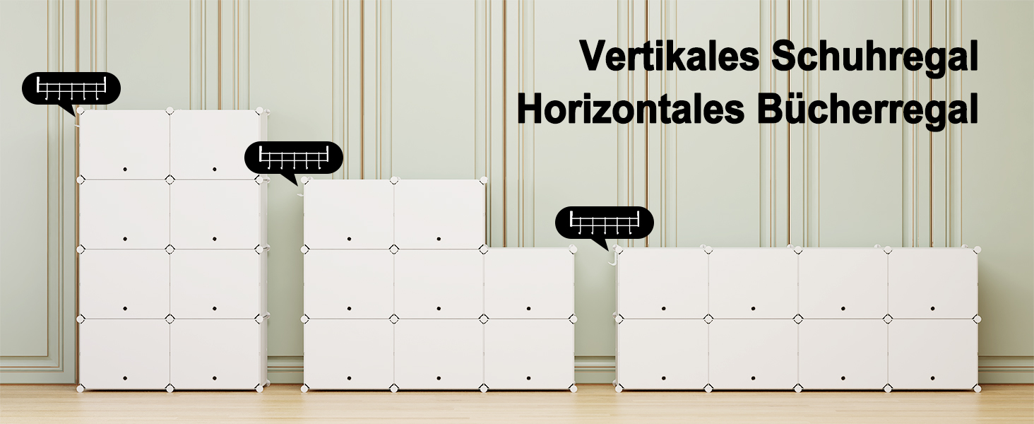 Schuhaufbewahrung Kunststoff-Schuhregale