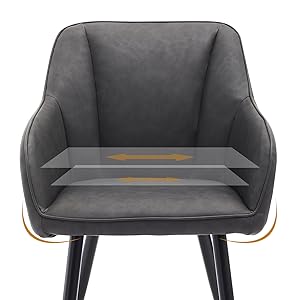 faux leather dining chairs
