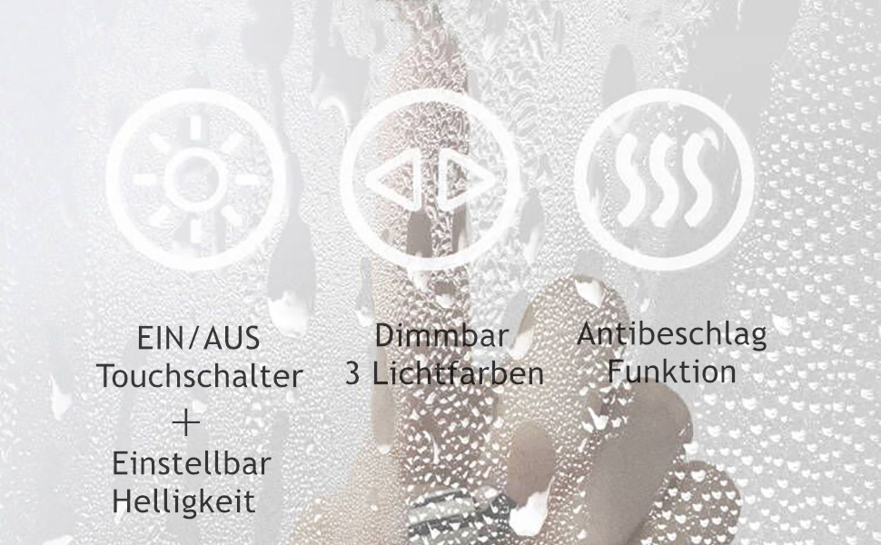drei Touchschalter