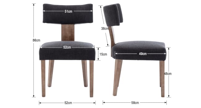 Chaise de Salle à Manger Lot de 2
