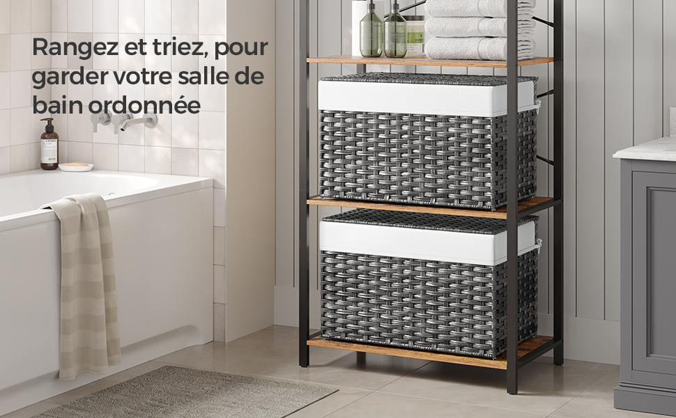 Panier De Rangement Pliable, Boîte De Rangement Pour Vêtements