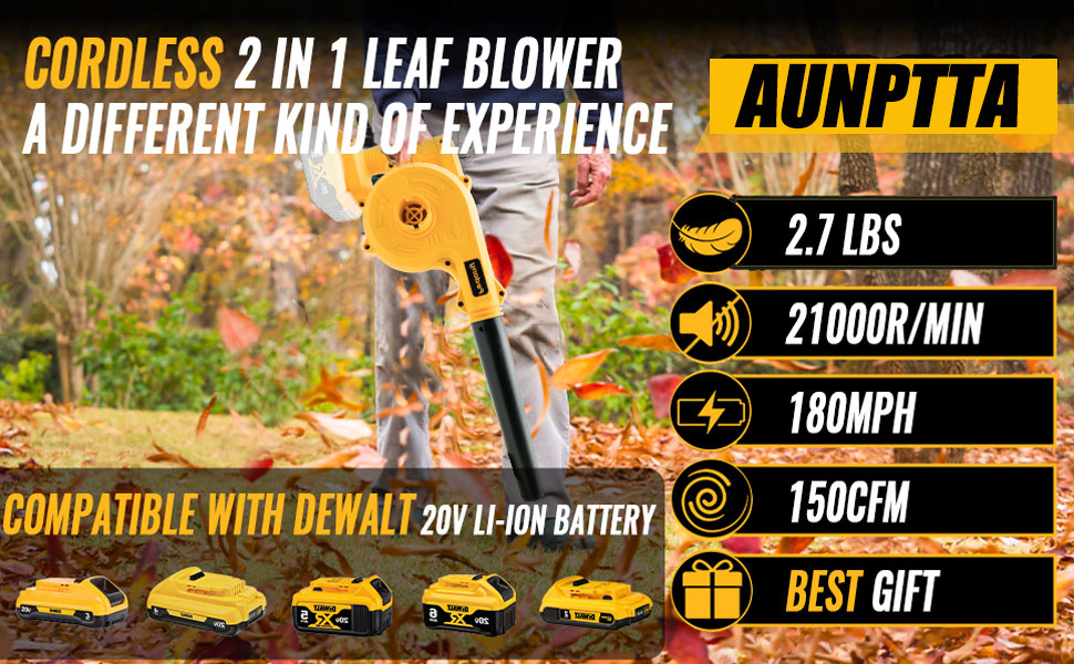 CORDLESS 2 IN1 LEAF BLOWER