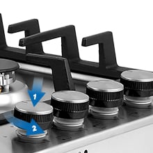 table de cuisson à gaz