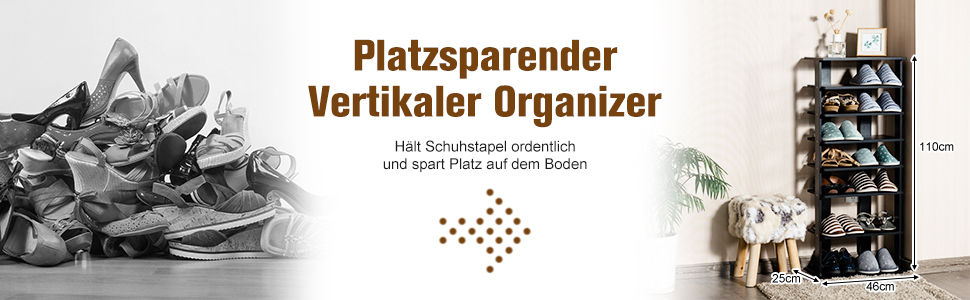 Platzsparender Vertikaler Organizer