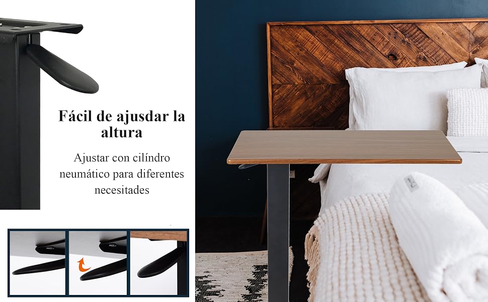 mesa lateral ruedas