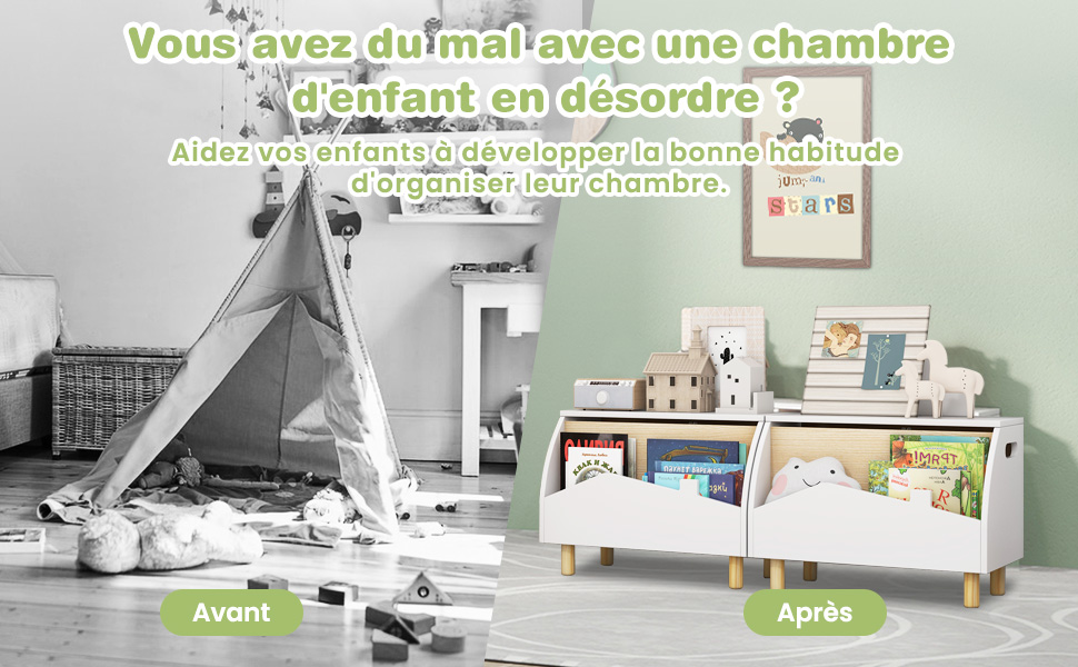 Coffre à jouets GOPLUS