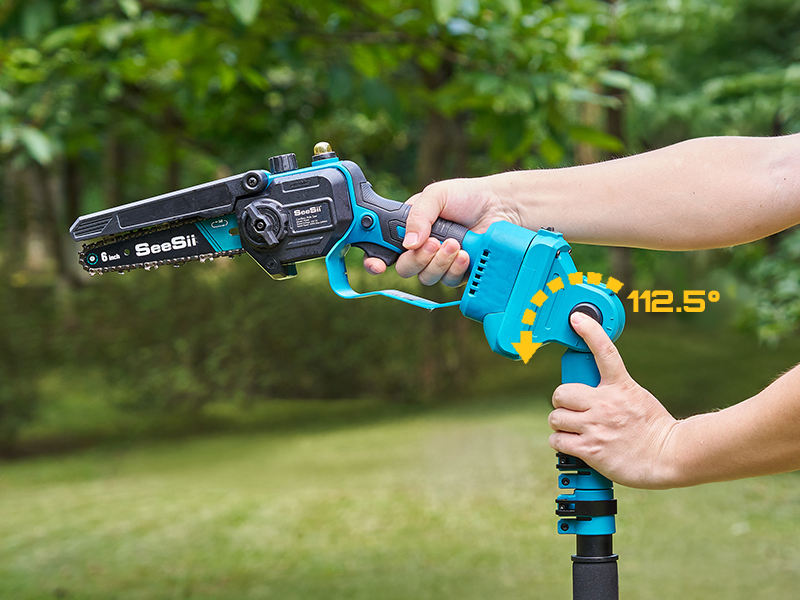 Wassersprinkler-Spielzeug in leuchtend blauen und gelben Farben. Verfügt über einstellbare Sprühmuster und scheint für das Spielen im Freien konzipiert zu sein.